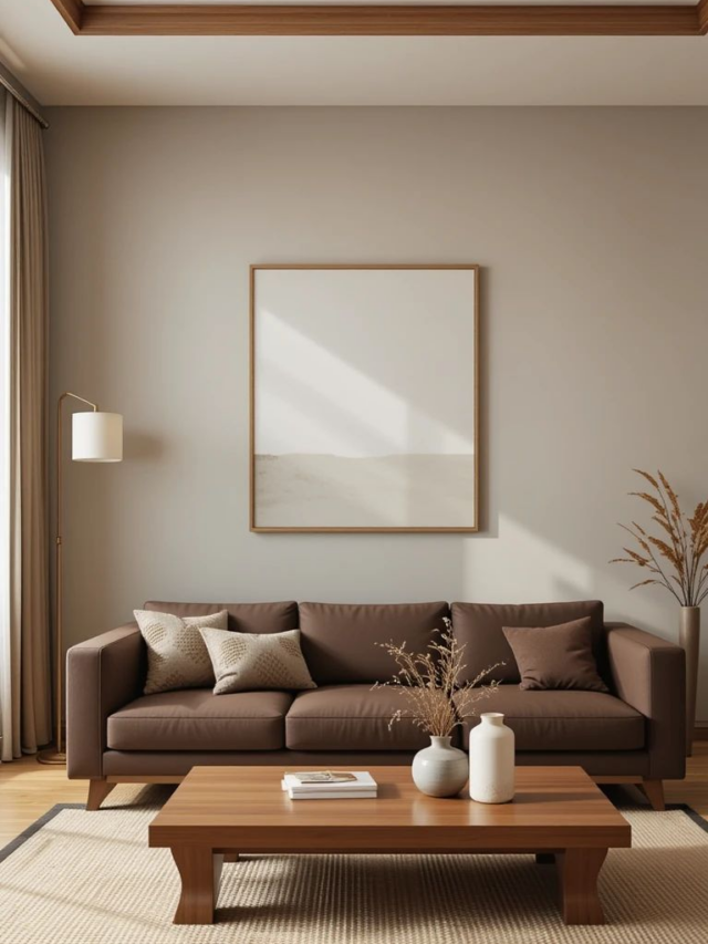 How to Style a Brown Sofa | Stunning Living Room Ideas